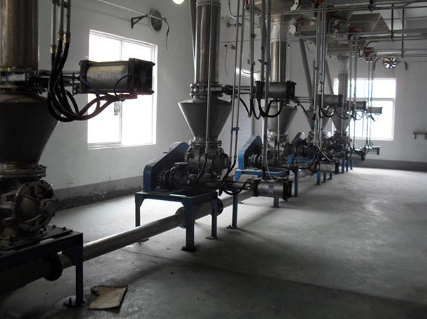 胶南市气力输送泵应用案例